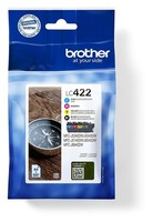 Brother LC-422VAL Originale Druckerpatronen Schwarz, Cyan, Magenta, Gelb 550