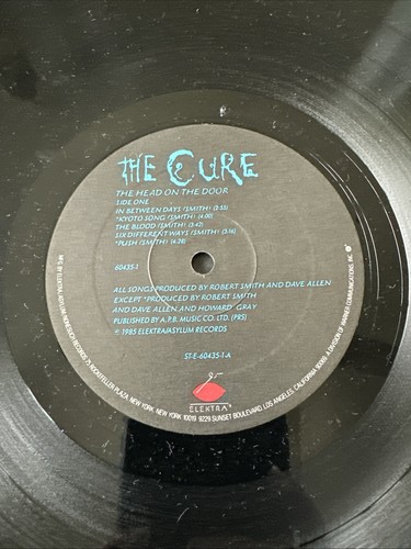 THE CURE-THE HEAD ON THE DOOR LP VINYL SRC ELECTRA 1985 EX NEAR MINT - Picture 12 of 14