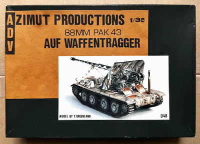 88mm PAK 43 auf Waffentrager 1/35 ADV/Azimut multi-media kit RARE