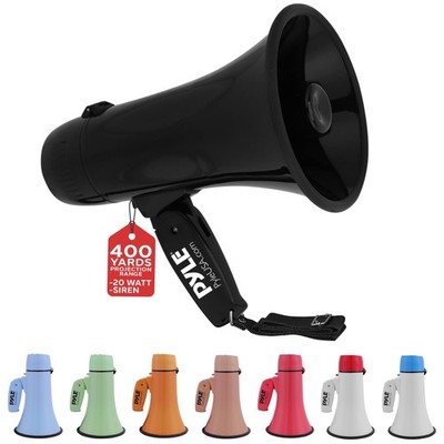 Pyle Unisex PMPRA213BK leichtes und tragbares Bullhorn Einheitsgröße, schwarz 