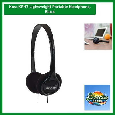 Dynamic Sound Quality Portable Headphones - Lightweight & Retractable Cable