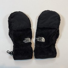 The North Face Youth XS Black Fleece Mittens Winter Gloves Kids Small