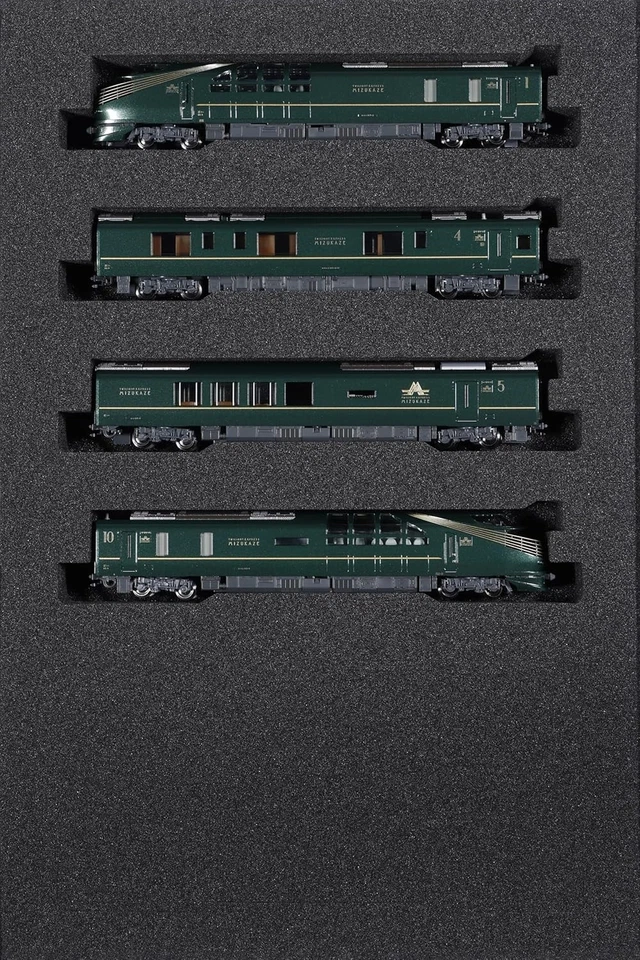 Kato 10-1965 87 Series "TWILIGHT EXPRESS Mizukaze" 4-Car Basic Set - Image 2 of 4