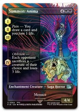 Summon: Anima (Borderless) #364 (Foil) (NM) Final Fantasy FIN Magic MTG