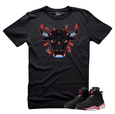 #ad #ad Shirt To Match Jordan 6 Infrared Salesman THE BULL Sneaker Match Shirts $22.28