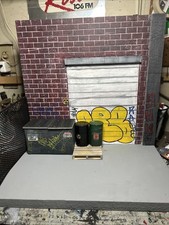 1/12 scale Large Street diorama With Accessories. Figures Are Not Included..