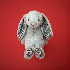 NEW Jellycat Medium Blossom Silver Bunny ‘Bloom’ Original  NWT