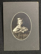 Lancaster Pennsylvania PA Identified Cute Girl Child Antique Cabinet Photo