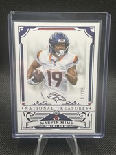 2025 Panini National Treasures Marvin Mims #’d 01/75 - 1st on Print / Broncos