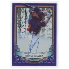 Kenni Gomez /120 2024 Bowman Sterling Houston Astros On-Card Auto 6/120
