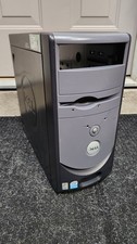 Vintage Dell Dimension B110 PC Computer Case ONLY Sleeper Retro Gaming Build