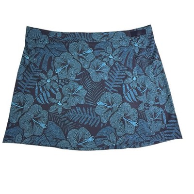NWT RipSkirt Hawaii Maui Moonlight Wrap Skirt Size XXL Blue Floral Travel Wrap
