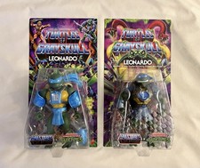 MOTU x Turtles of Grayskull Wave 1 and Wave 6 Leonardo action figures