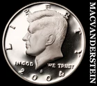2004-S Silver Kennedy Half Dollar - Choice Gem Proof  Lustrous  #i7074