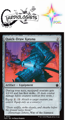 Quick-Draw Katana FOIL | Magic the Gathering MTG | Foundations | NM