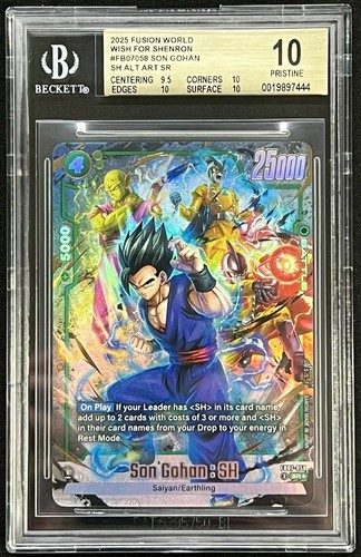 Dragon Ball Super : Fusion World - Son Gohan : SH - (FB07-058) Alt Art, BGS 10💎
