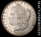 1880 Silver Morgan Dollar - Almost Uncirculated  Lustrous  Semi-key  #L6608