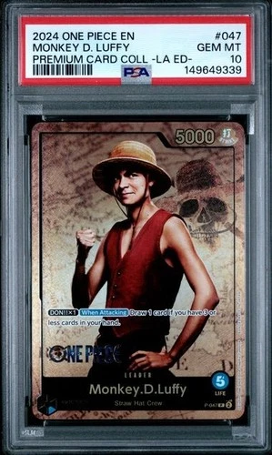 2024 One Piece Premium Collection Live Action Edition Monkey D. Luffy 047 PSA 10