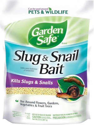 Garden Safe Brand Slug & Snail Bait Granules, 2 Pounds, Slugs & Snails Begin to