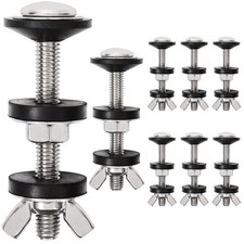 8PCS M8 Universal Toilet Tank to Bowl Bolts Kit, Heavy Duty Toilet Tank Bolts an