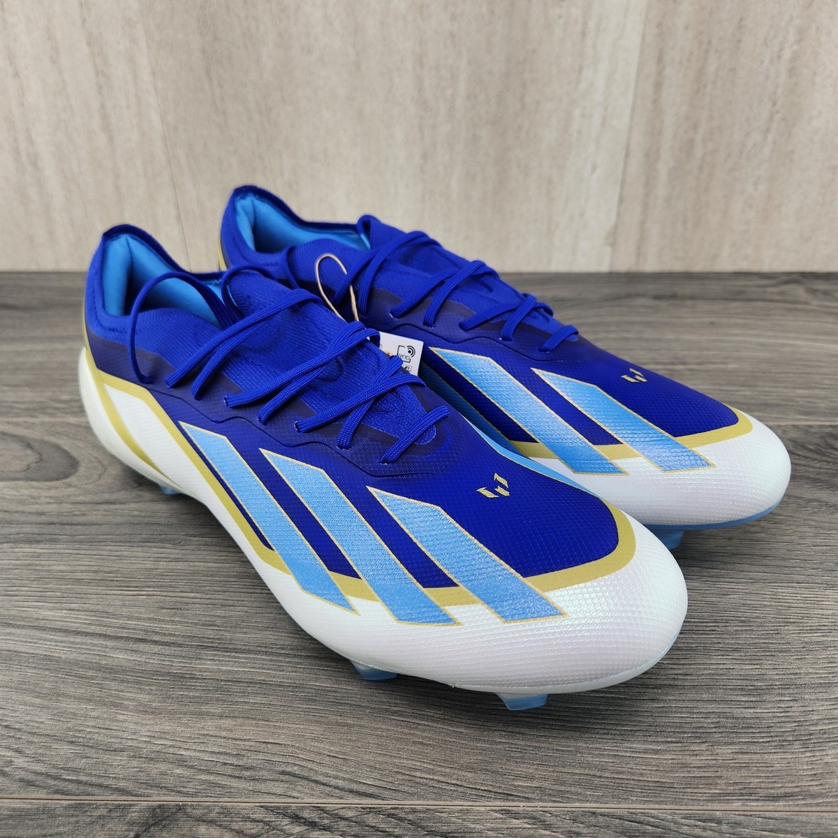 Adidas X Crazyfast Messi Elite FG 11 Mens White Blue Soccer 