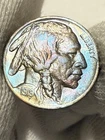 1919 Buffalo Nickel, Gem AU+ High Grade Toned Nice Color WOW