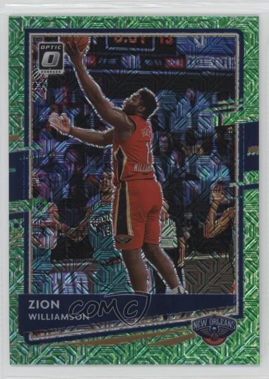 2020-21 Panini Donruss Optic Choice Dragon Prizm Zion Williamson #40 z6j