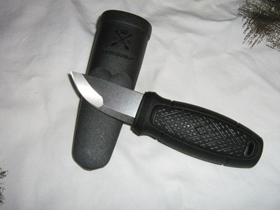 Morakniv Mora Eldris Black schwarz rostfrei 12C27 NEUWERTIG!!! Outdoor Bushcraft