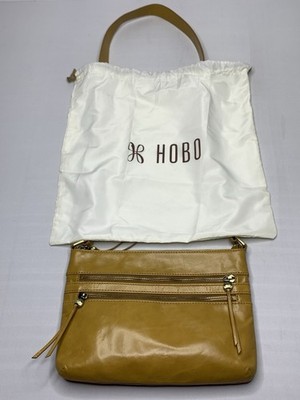 HOBO Yellow Leather Shoulder Crossbody Bag P144