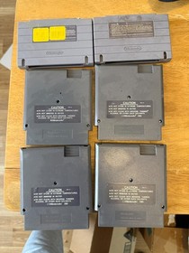Lot of Six Games-NES, SNES-Mario, Golf, Hockey, NFL, Basketball, Working!