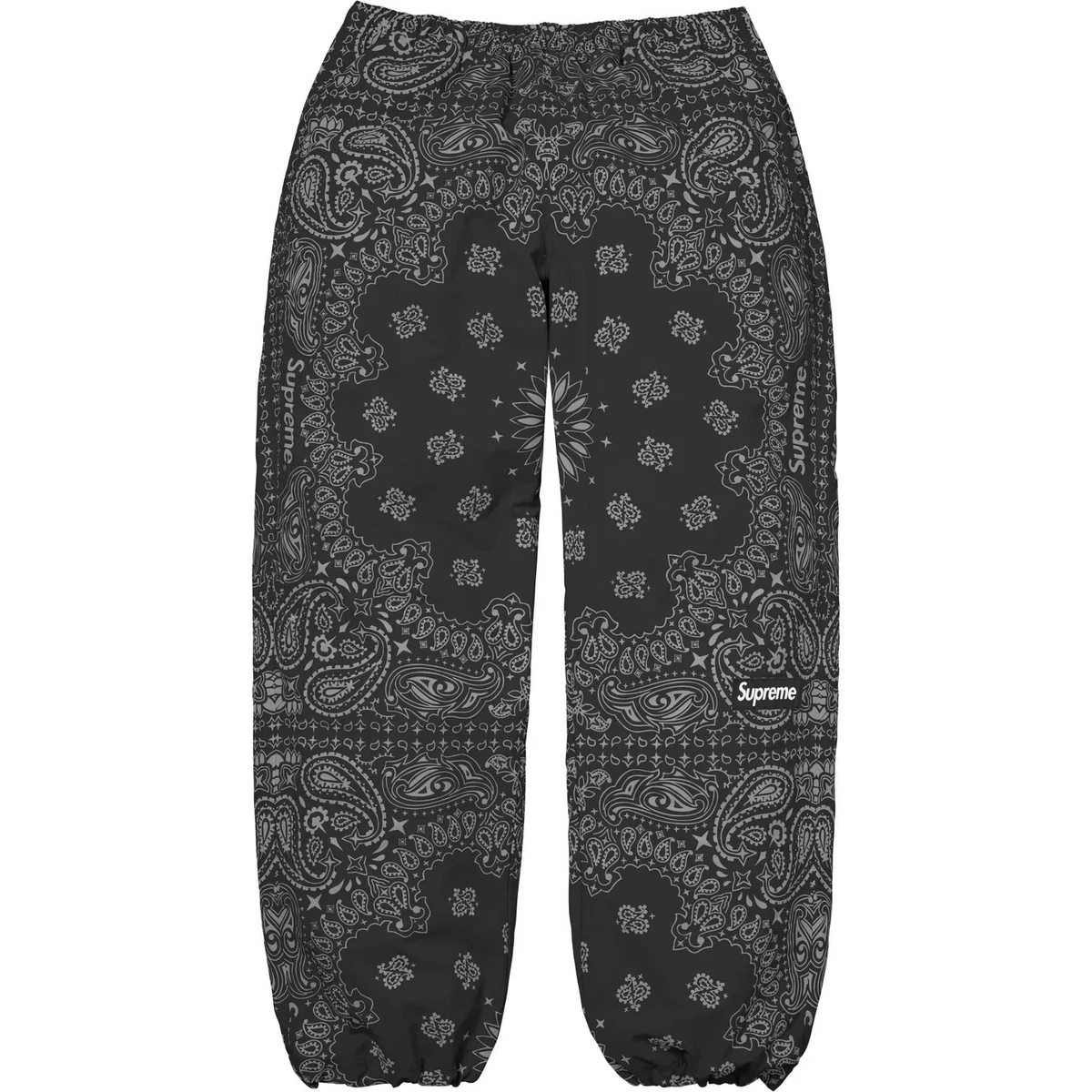 Supreme Men Track Pants Black Activewear Pants for Men for sale | eBay