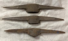EARLY MINING PICK HEADS LOT OF 3 PRE-1900 ANTIQUE PICKS - MINING - PROSPECTING