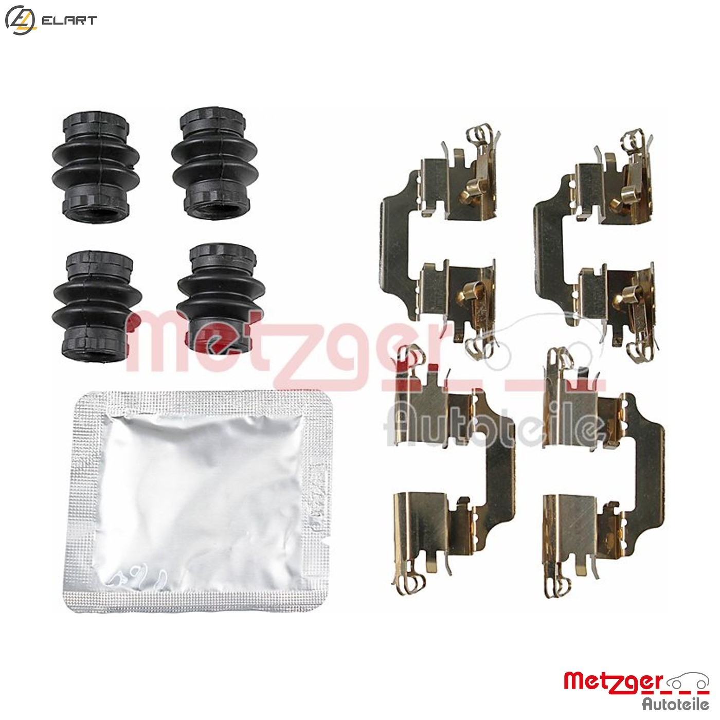 ACCESSORY KIT DISC BRAKE PAD 109-0158 FOR RENAULT CLIO/V SCÉNIC/III/VAN ZOE 1.0L