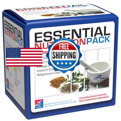 Anabolic Laboratories All In One Vitamin Packs For Women Men - Clinically