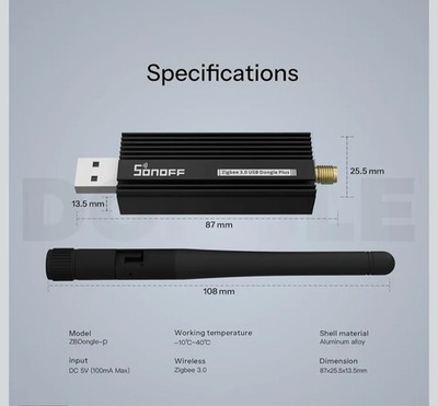 SONOFF Zigbee 3.0 USB Dongle Plus-E Universal Coordinator