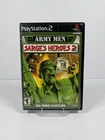 Army Men: Sarge's Heroes 2 (Sony PlayStation 2, 2001) PS2 No Manual