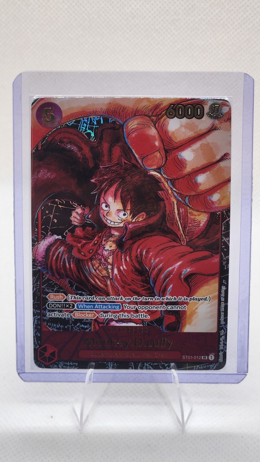 Monkey D Luffy ST01-012 Alt Art SR OP05 Awakening New Era One Piece TCG NM