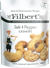 Mr Filbert's Salt & Pepper Cashews 40g