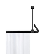 SCHÖNER WOHNEN-Kollektion Deckenstütze Jete Schwarz Aluminium Duschstange Bad
