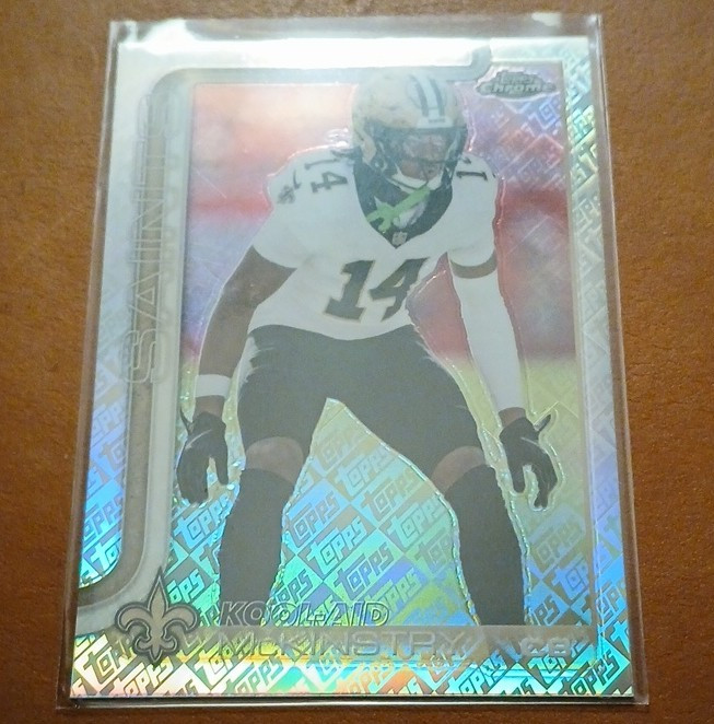 Topps Chrome 2024 Kool-Aid McKinstry New Orleans Saints #224 Rookie Topps Logo