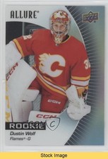 2023-24 Upper Deck Allure Rookies Black Rainbow Dustin Wolf #104 READ 4ts