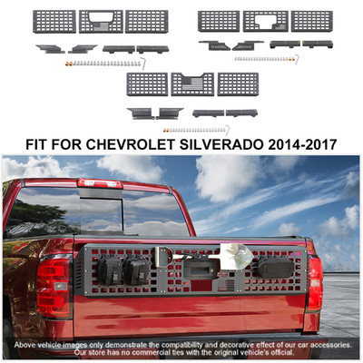 For 2007+ Chevy Silverado Tailgate Storage Plate Rear Spare Cargo Rack Extension