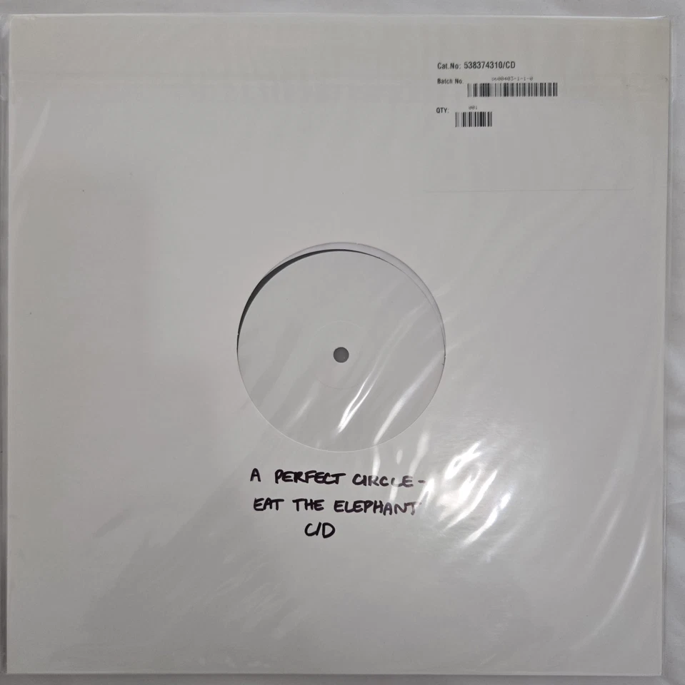 A PERFECT CIRCLE Eat The Elephant Test Press Vinyl Record - Rare Prog Rock Tool - Image 4 of 4