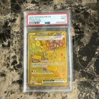 Pokemon 2025 Pikachu ex 179/131 Gold Hyper Rare Prismatic Evolutions PSA 9