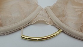 Aubade Paris Women&rsquo;s Lace Bra &ndash; Elegant Parisian Lingerie French Embroidery Sand