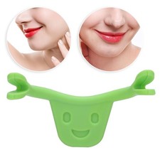 Green Face Trainer Facial Smile Maker Trainer Forming Mouth Exerciser For