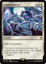 Final Judgment #243 Commander: Final Fantasy Mythic