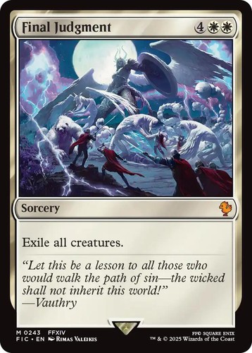 Final Judgment #243 Commander: Final Fantasy Mythic