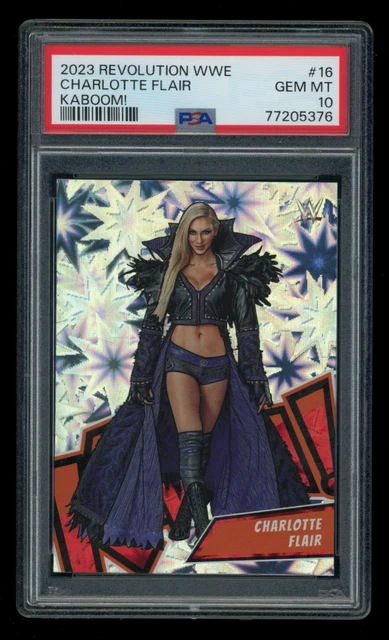 2023 Panini Revolution WWE Kaboom #16 Charlotte Flair PSA 10 Gem Mint