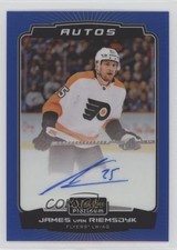 2022-23 O-Pee-Chee Platinum Blue Rainbow James van Riemsdyk #BA-JV Auto q2c